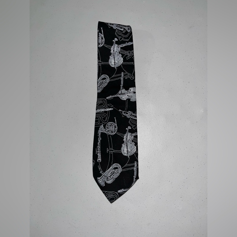 NIBag Musical Instrument Patterned Tie
